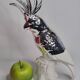 Cockatoo sculpture in biscuit porcelain, Pols Potten, 33 cm