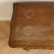 Antique curved wooden commode in classic style
