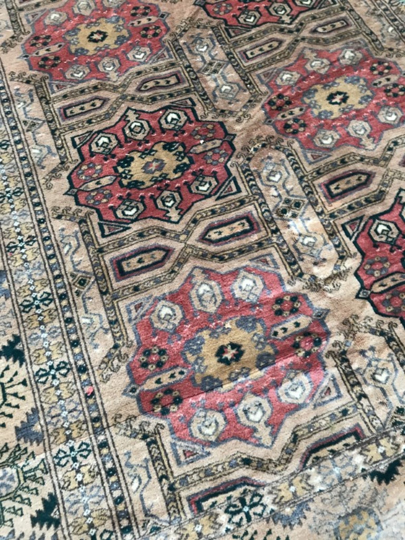 Tapis vintage turkmen afghan 161x242 cm