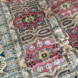 Carpet vintage afghan turkmen 161 x 242 cm