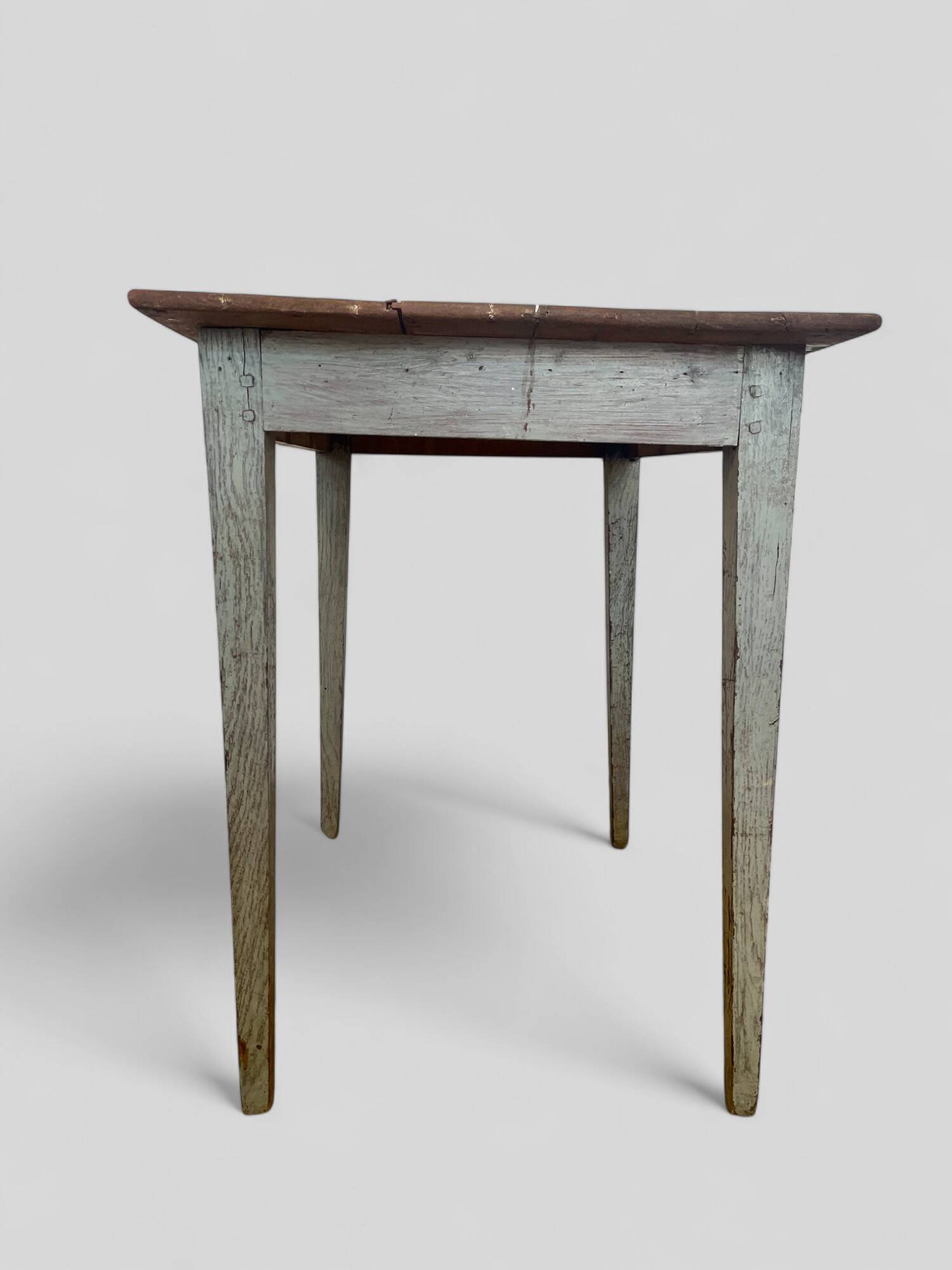Antique patinated wooden table