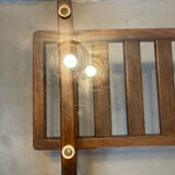 Scandinavian glass and teak table