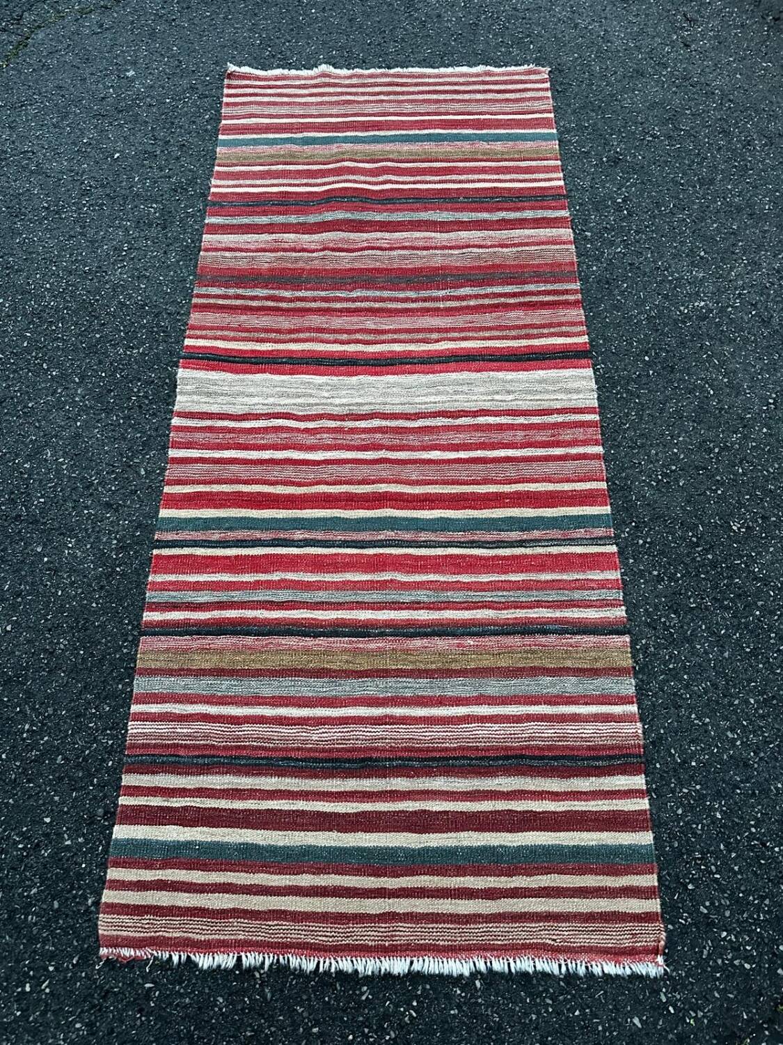 Hallway kilim rug