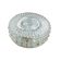 Ancienne applique murale ronde plafonnier verre transparent vintage 1970