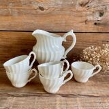 5 cups and creamer Myott Staffordshire England