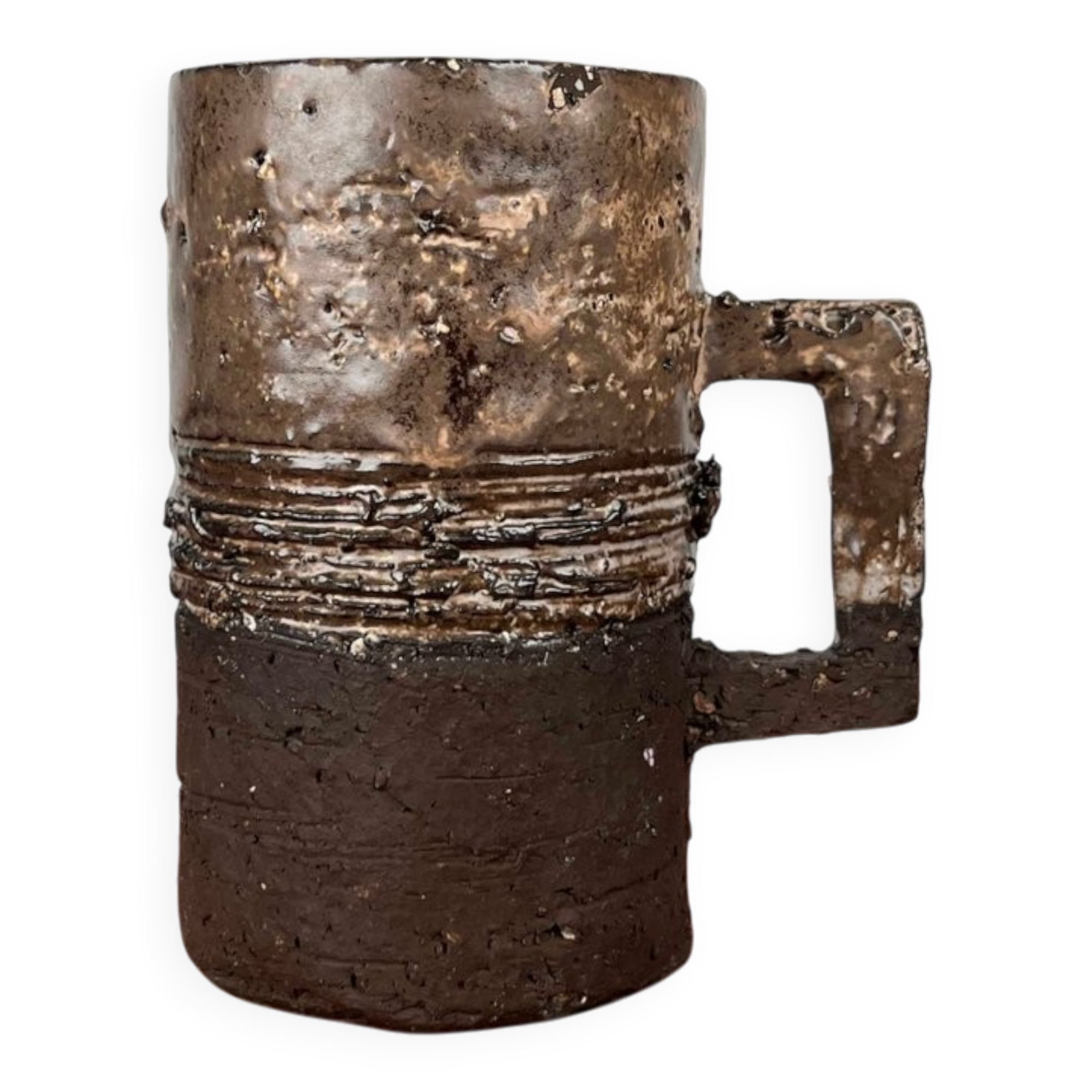 Mug Vase from Danish Modern Pottery Studio by Robert Rob Bentsen, 1960s