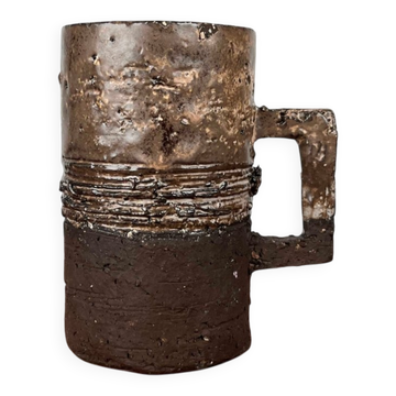 Mug Vase from Danish Modern Pottery Studio by Robert Rob Bentsen, 1960s