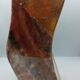 Handmade porcelain art vase signed J. Rozio – Paradise Bird decoration
