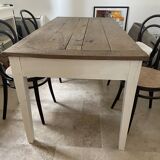 Farm table dining