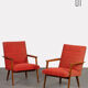 Pair of wooden armchairs from the 1970s