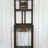 Porte-manteau et porte-parapluie anglais en chêne début XXème