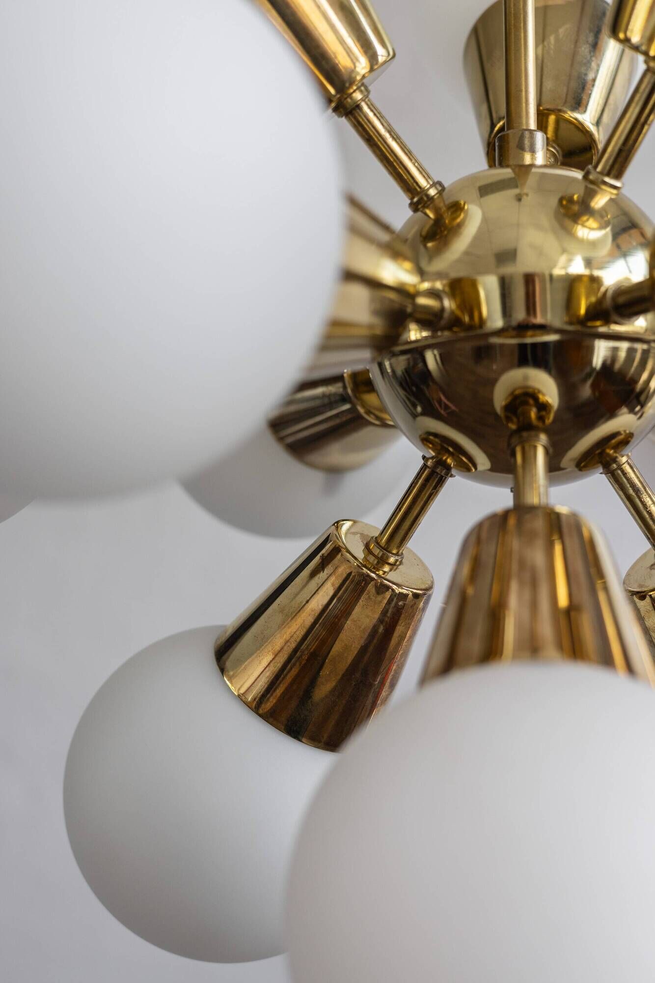 Czechoslovak Vintage Chandelier By Jaroslav Bejvl Sr. For Lustry Kamenický