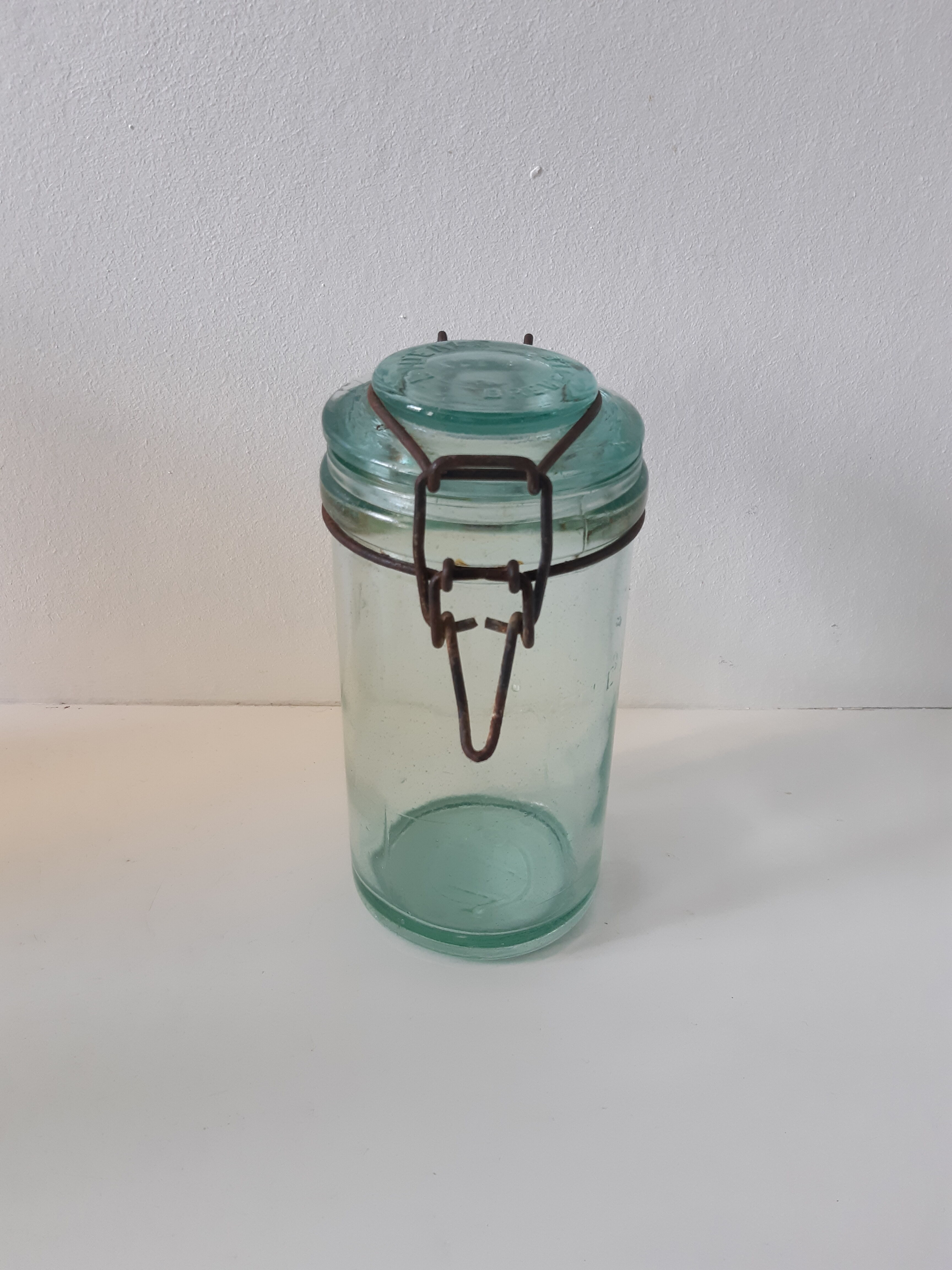 Pot en verre l'idéale vintage