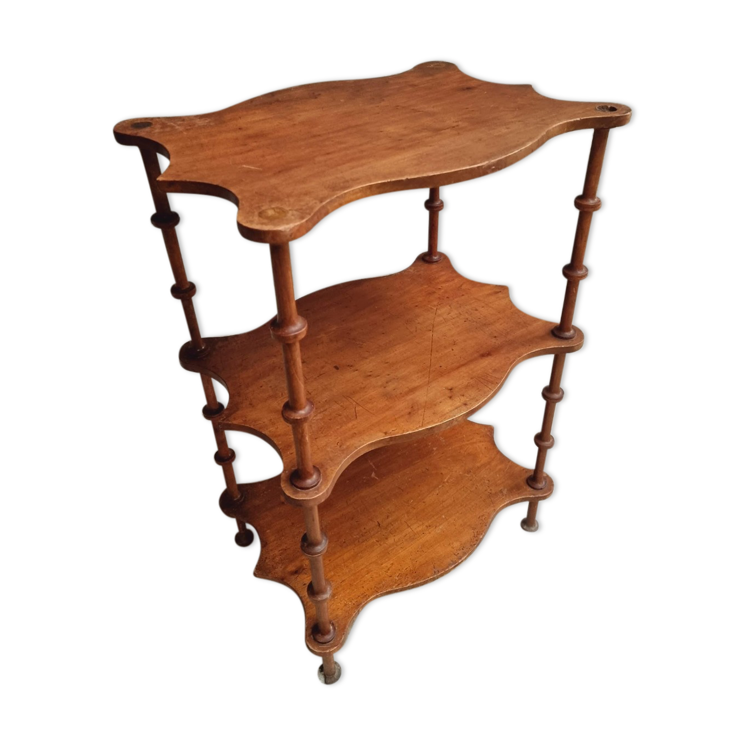 Antique etagère brocante side table plant table