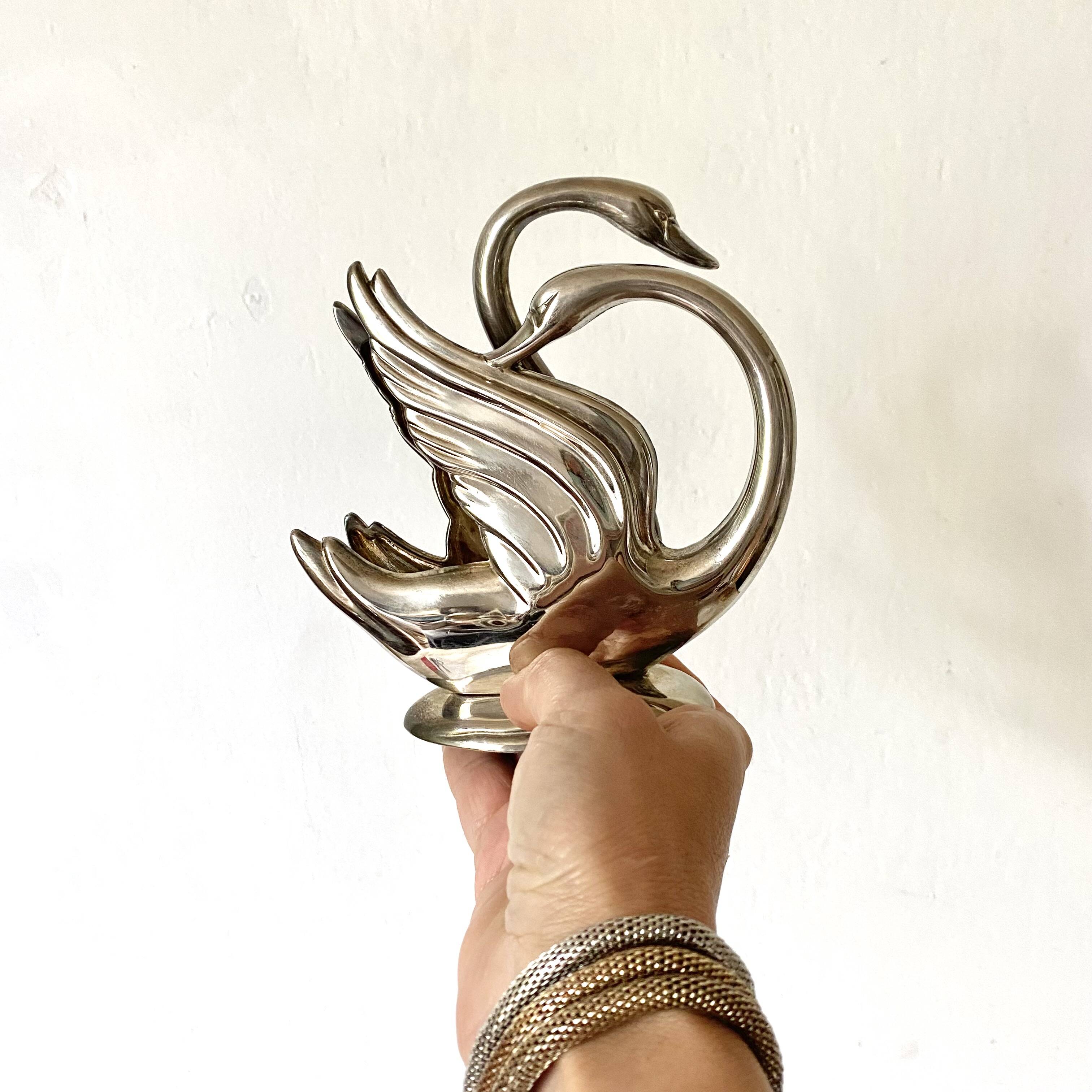 Swan mail or napkin holder, 80s