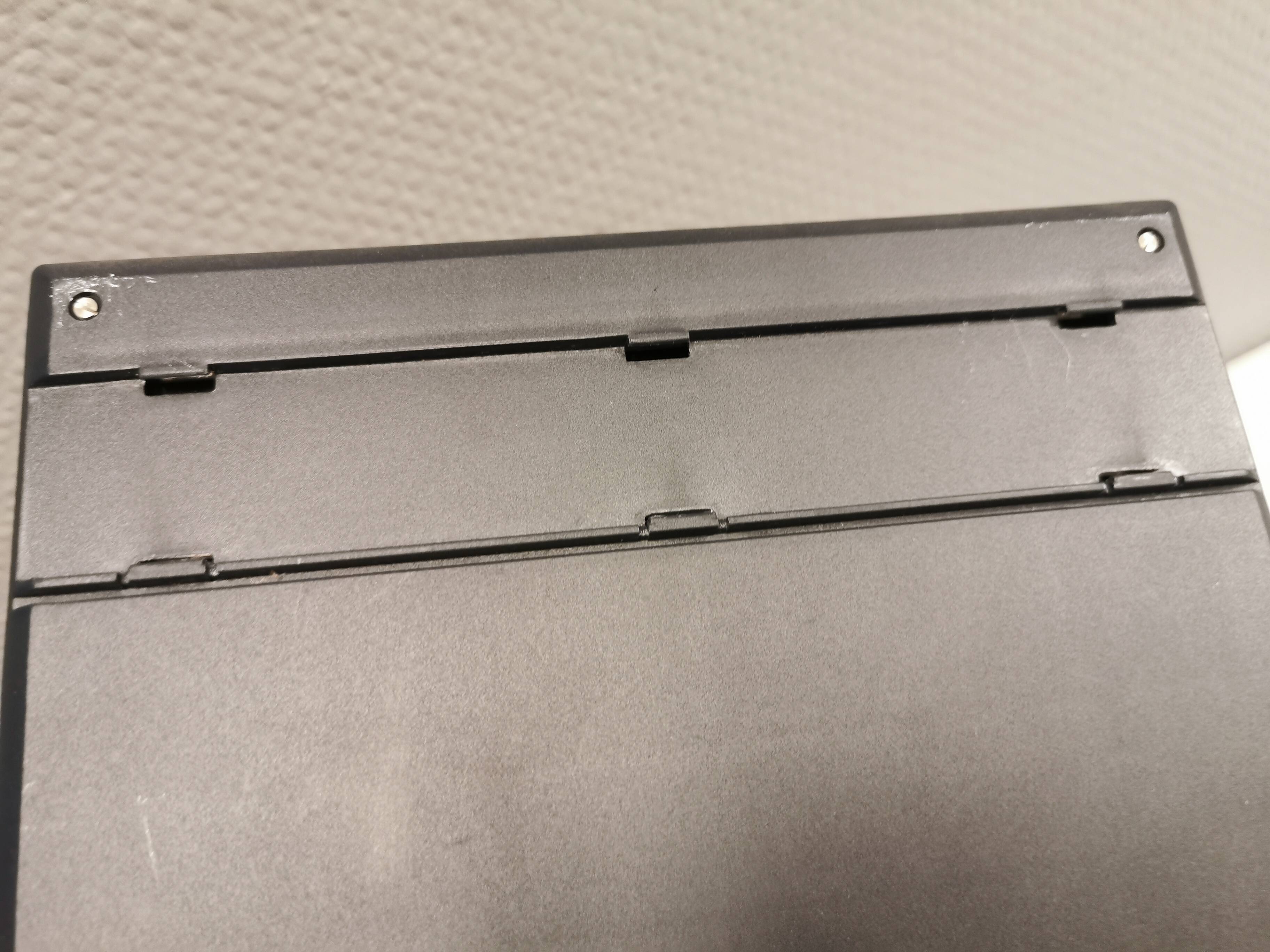 George Jensen key hanging board in brushed steel in classic Danish design.