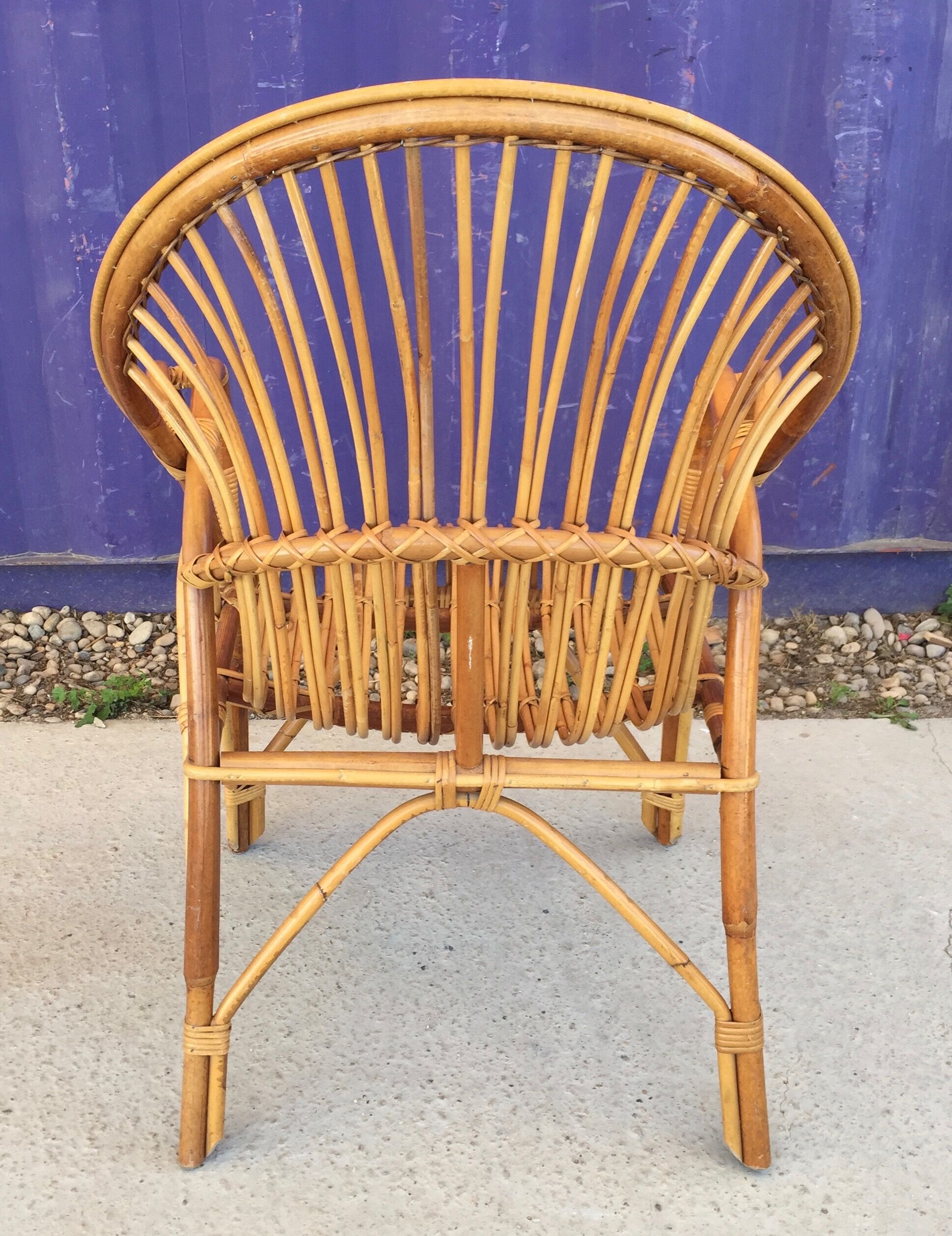 Vintage rattan chair