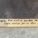 Ex-voto on wood, 20th century
