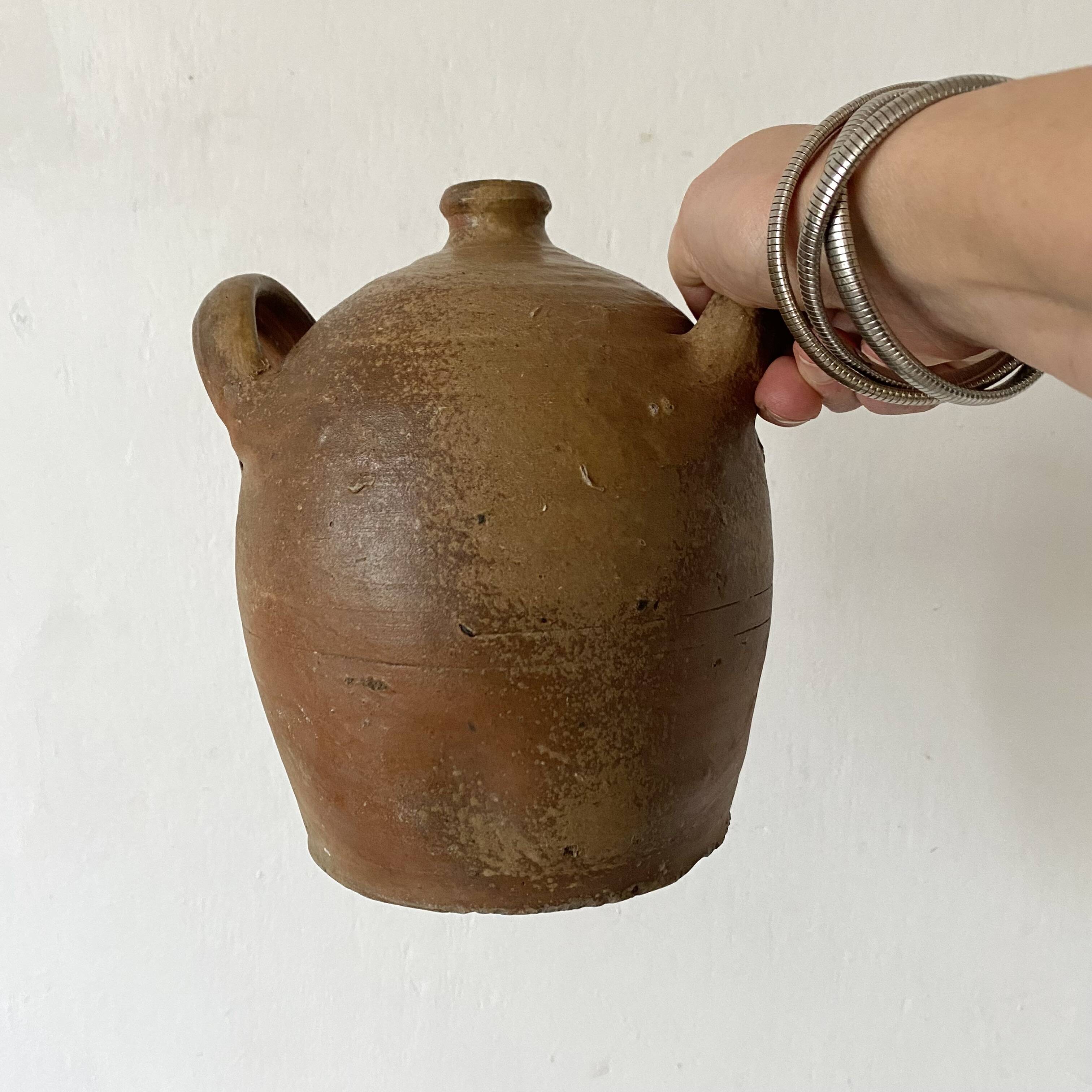 Jar, old terracotta pot