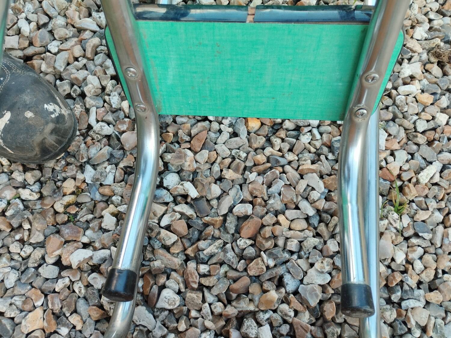 Old formica stool stepladder