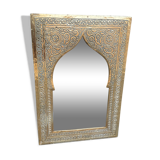 Moroccan brass mirror 19x28cm