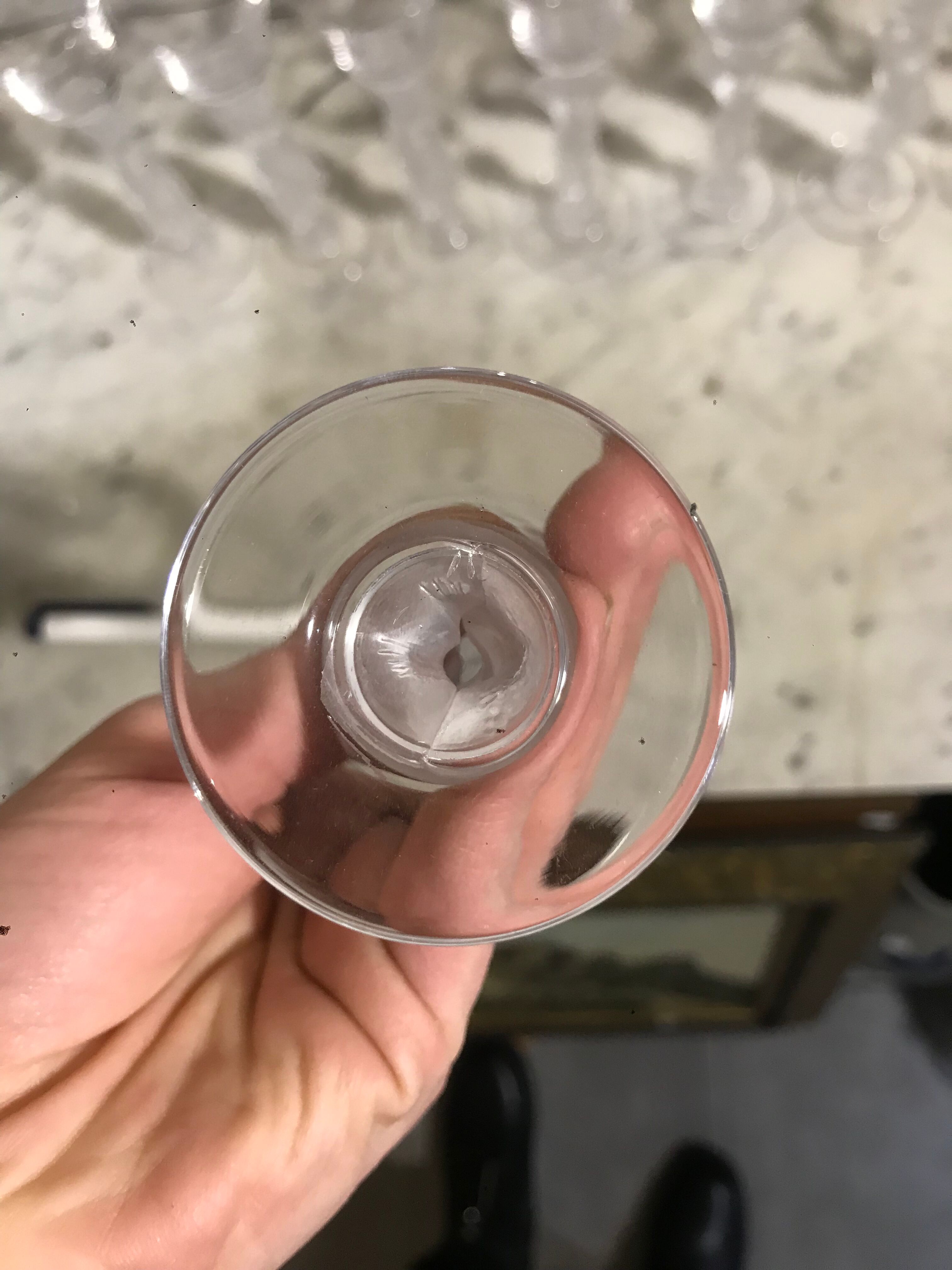 11 crystal liqueur glasses from bacchus