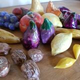 Vintage slurry ceramic fruit lot