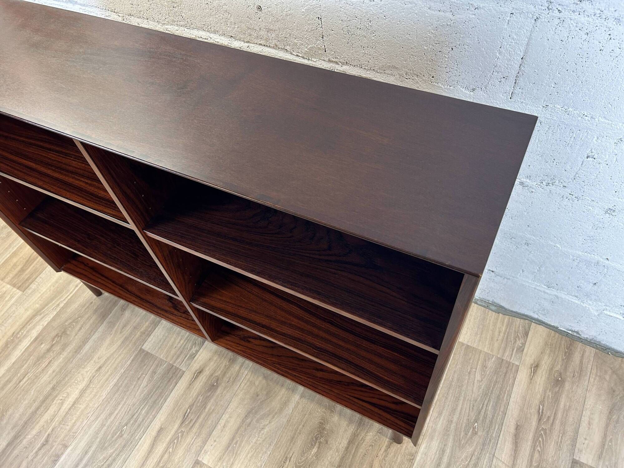 Vintage Scandinavian rosewood bookcase by Brouer, 1960s