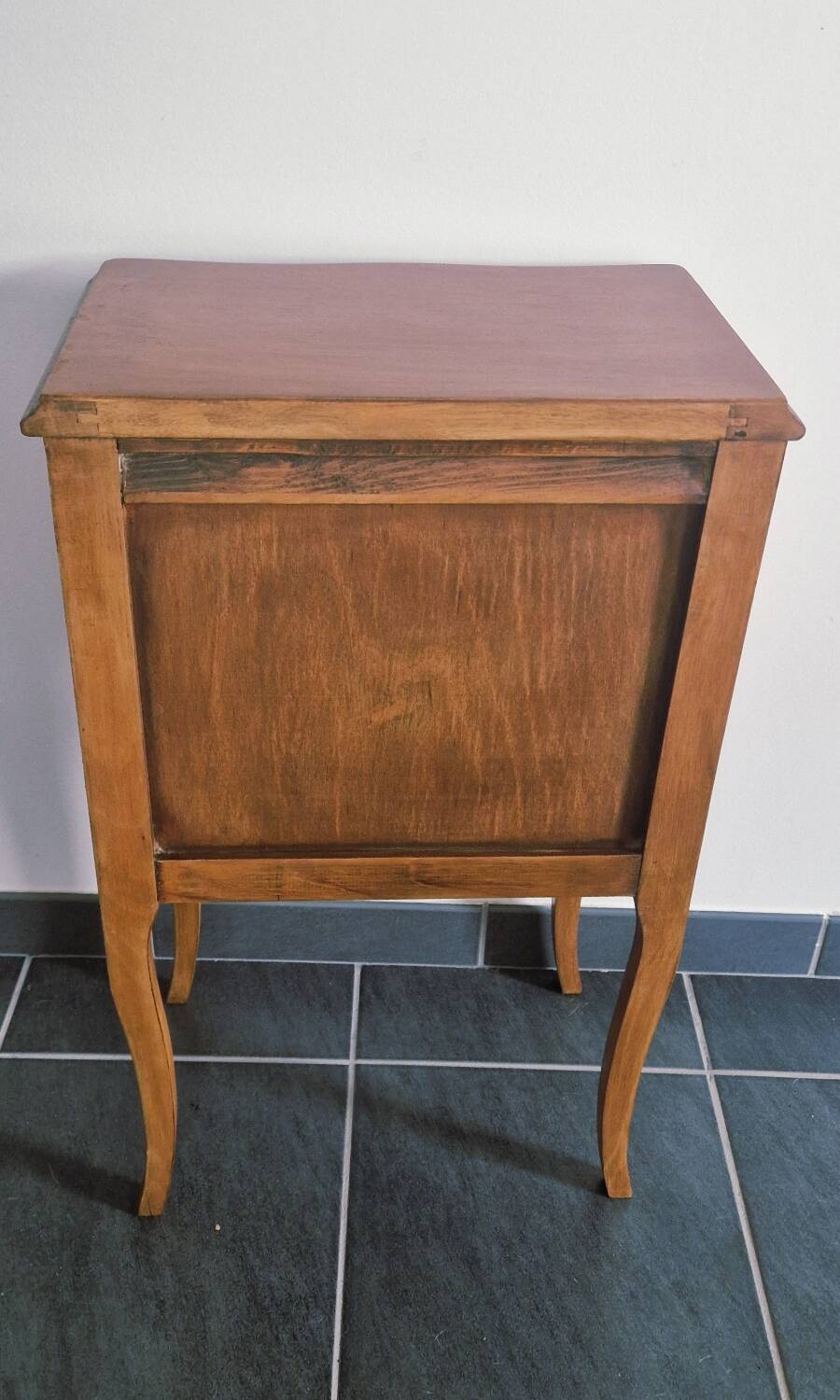 Vintage wooden bedside table