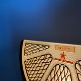 Orange quarter table lamp Seletti and Sanpellegrino