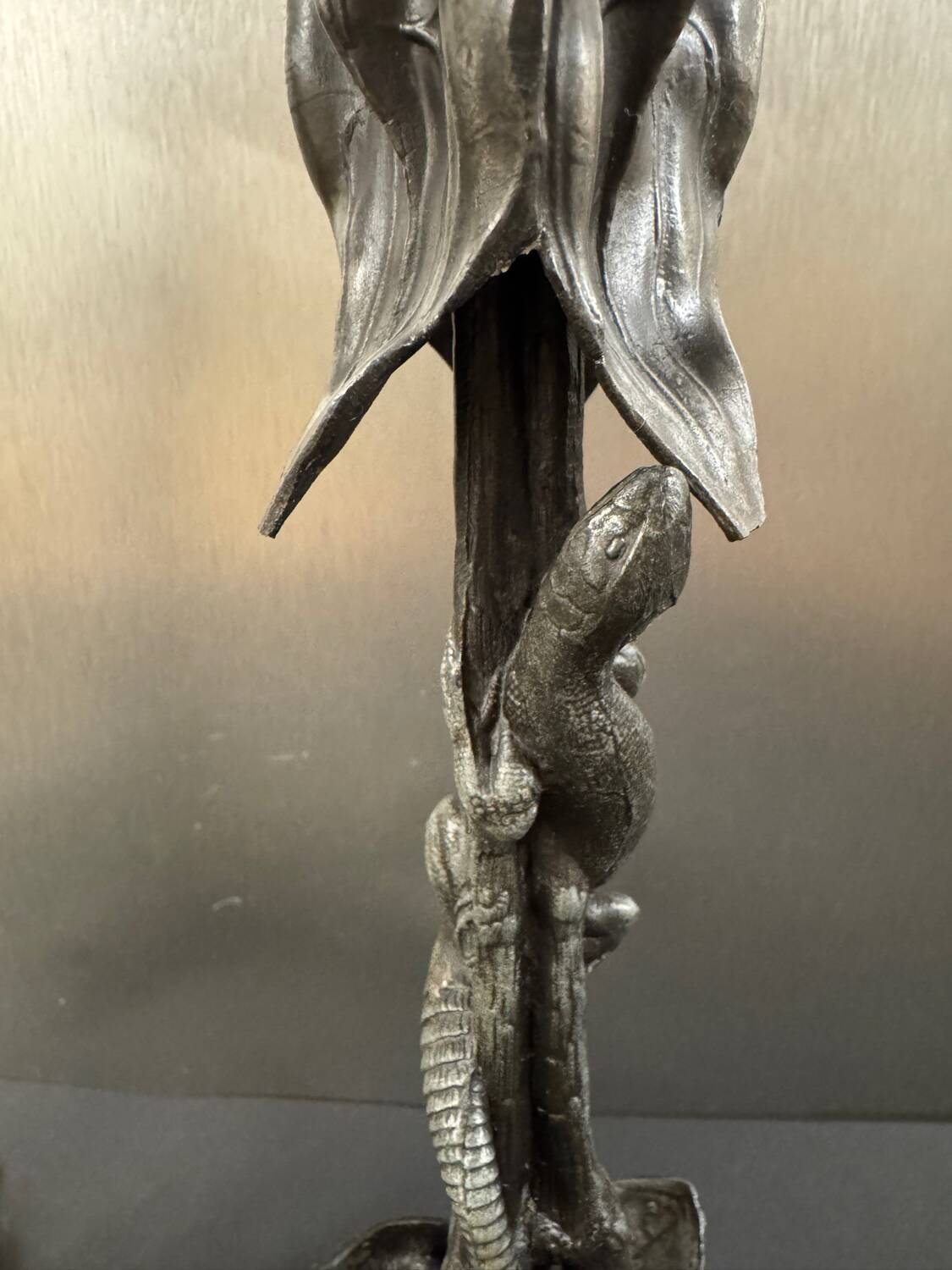 Pair of Art Nouveau candlesticks circa 1900