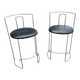 2 x Gaja stool by Kazuhide Takahama for Simon Gavina / black leather
