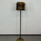 Brass floor lamp designed in the mid-century by Kari Ruokonen for Lynx Finland.