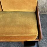 Daybed or two-seater sofa, shelf designed by Maison Sergalot, Paris, 1957