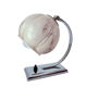 Table lamp art deco bauhaus, vintage 30s, opaline pink chrome
