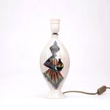 Sesto di Fiamma porcelain table lamp, Italy 1950s