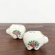 Ceramic pig salt and pepper shaker set