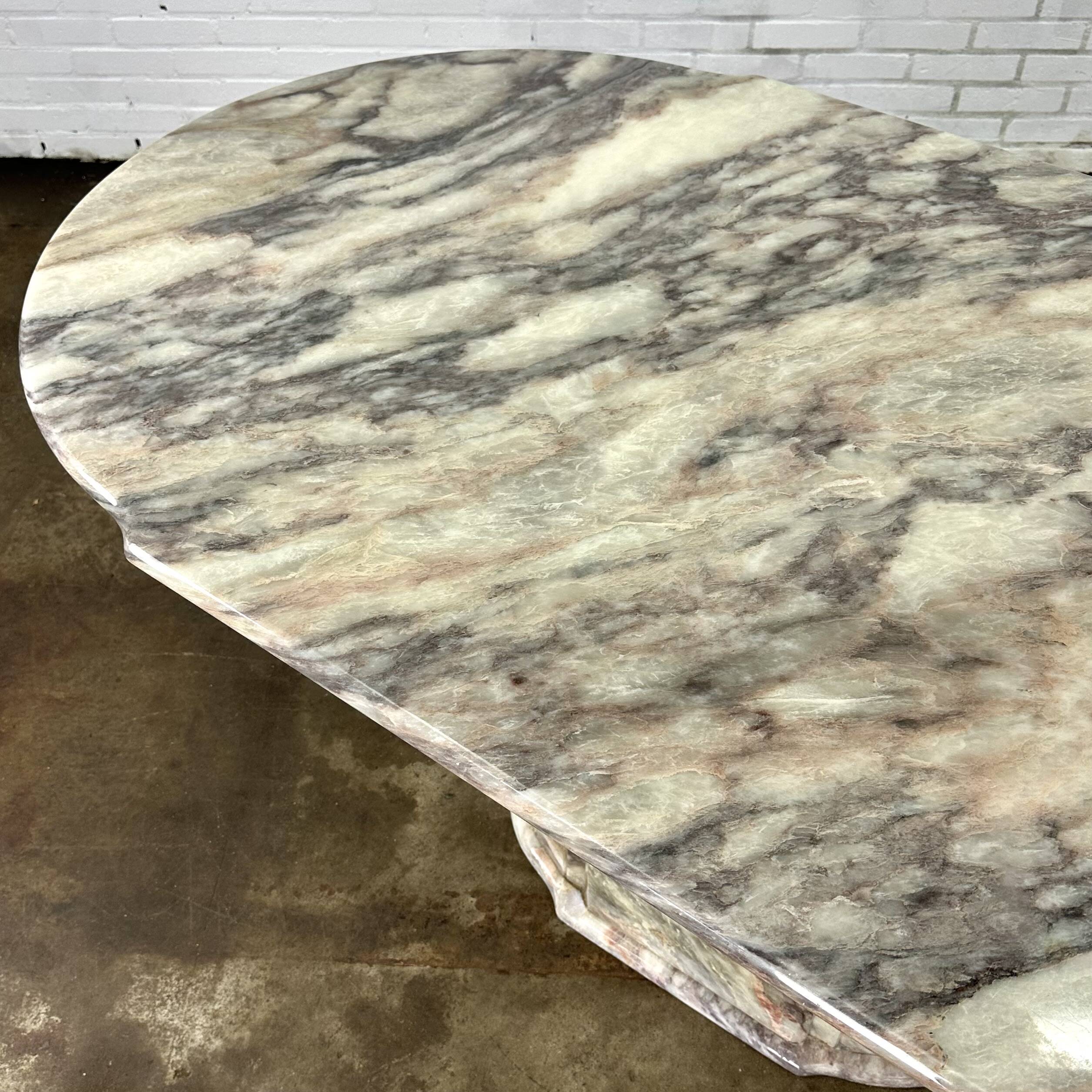 Vintage marble dining table