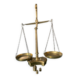 Small brass scale