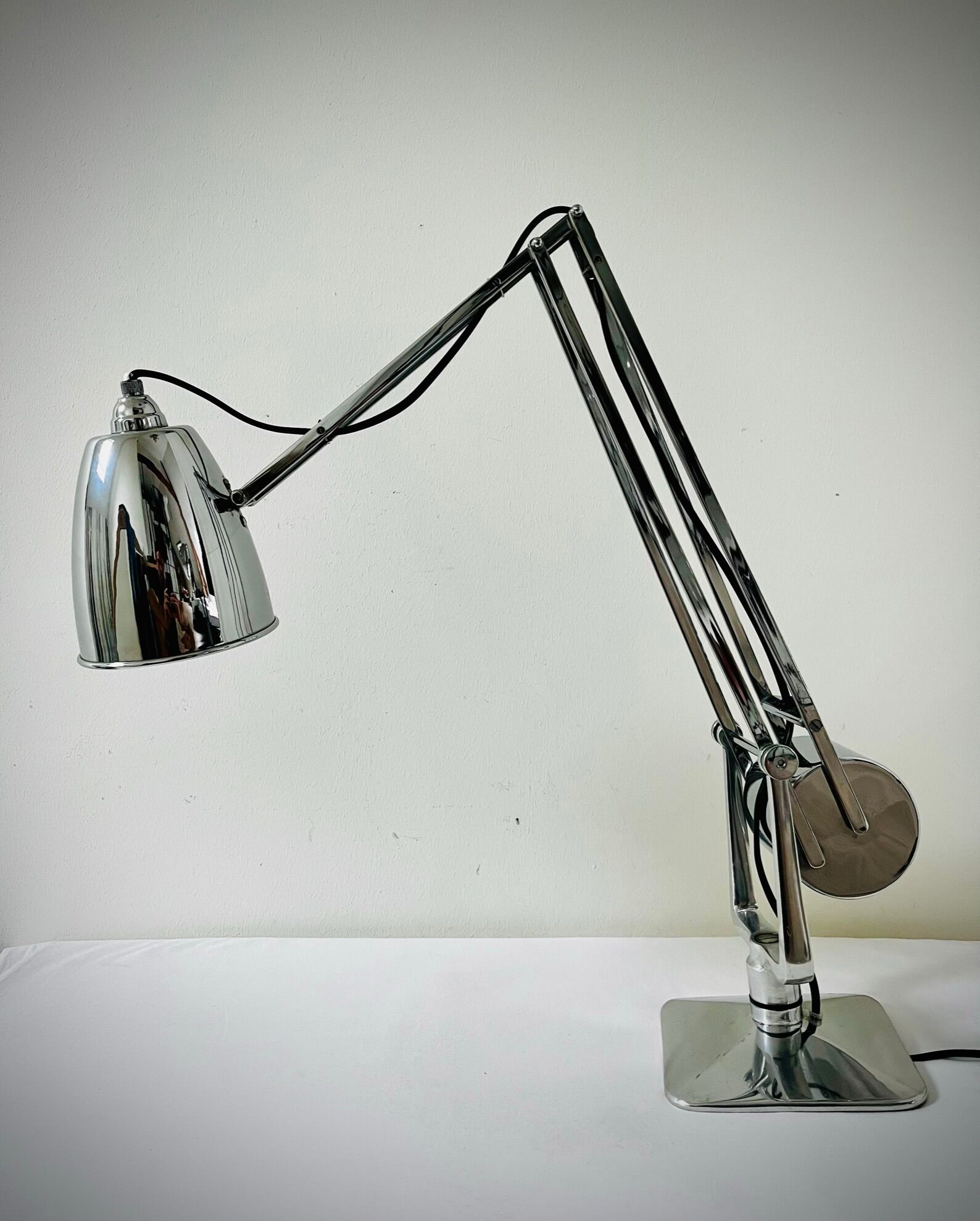 Chrome Giso Gispen "Rooney" desk lamp / Anglepoise