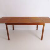 Vintage Large Danish Teak Extending Dining Table By Vejle Stole