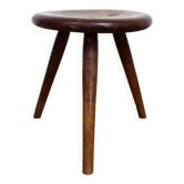 Solid wood stool 1950