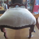 Ancienne chaise de chambre en acajou