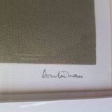 Original signed lithograph, EA by DOUTRELEAU.