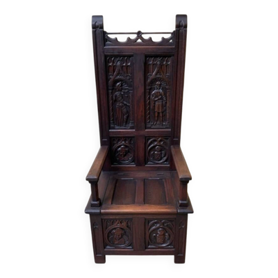 Banc coffre, Néo-gothique