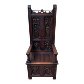 Antique - Chest Bench, - Neo-Gothic