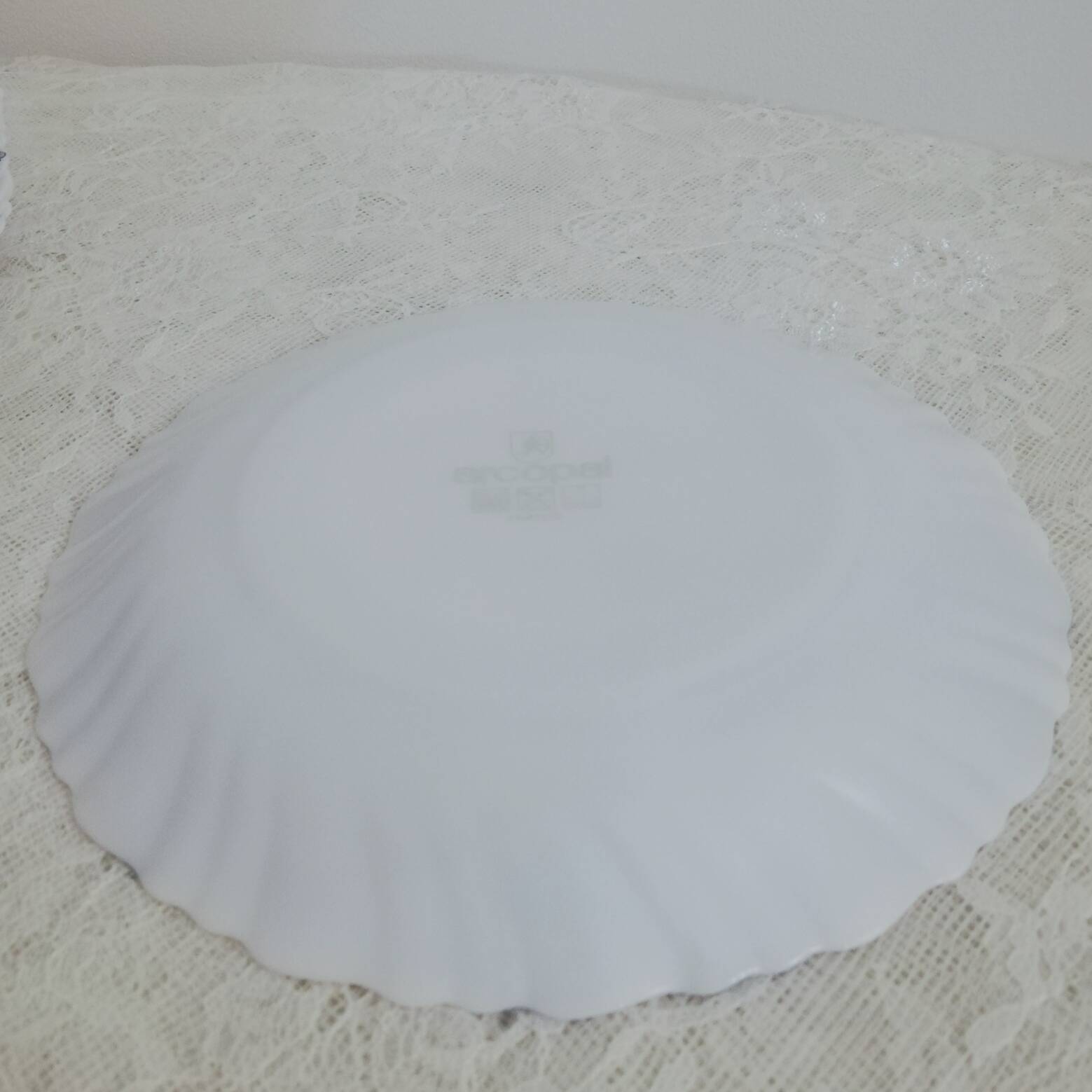 Lot de 9 assiettes à dessert vintage