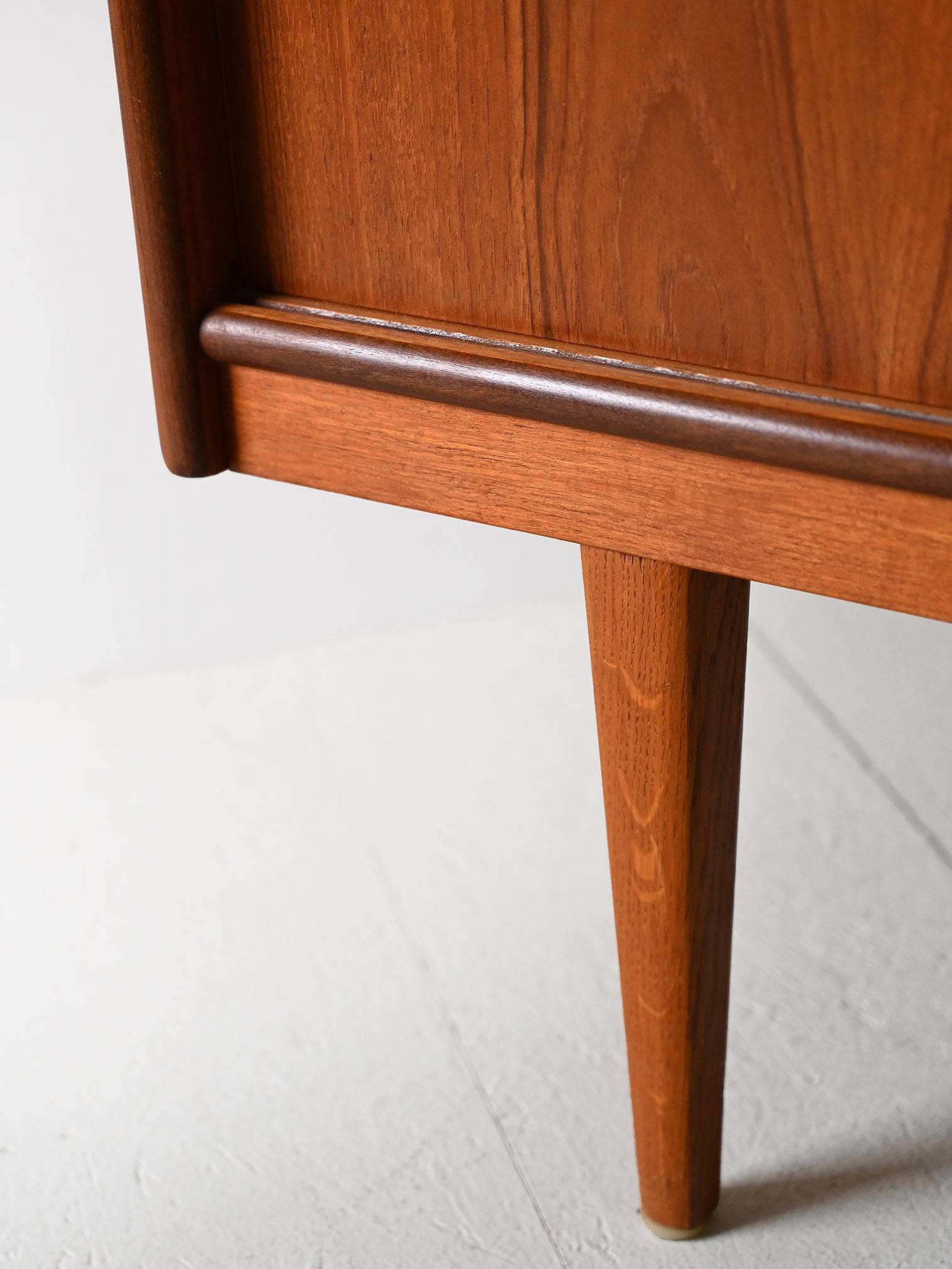 Vintage teak wood highboard
