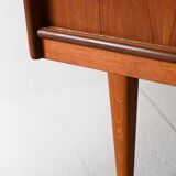 Vintage teak wood highboard