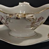 Saucière in porcelain of paris early twentieth century